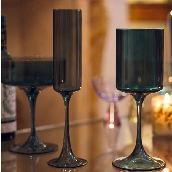 Lilac Morgan Glass Flutes - Picture 11 of 16